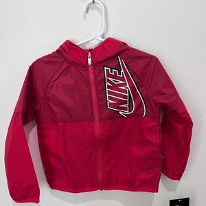 Nike Red Windbreaker Jacket